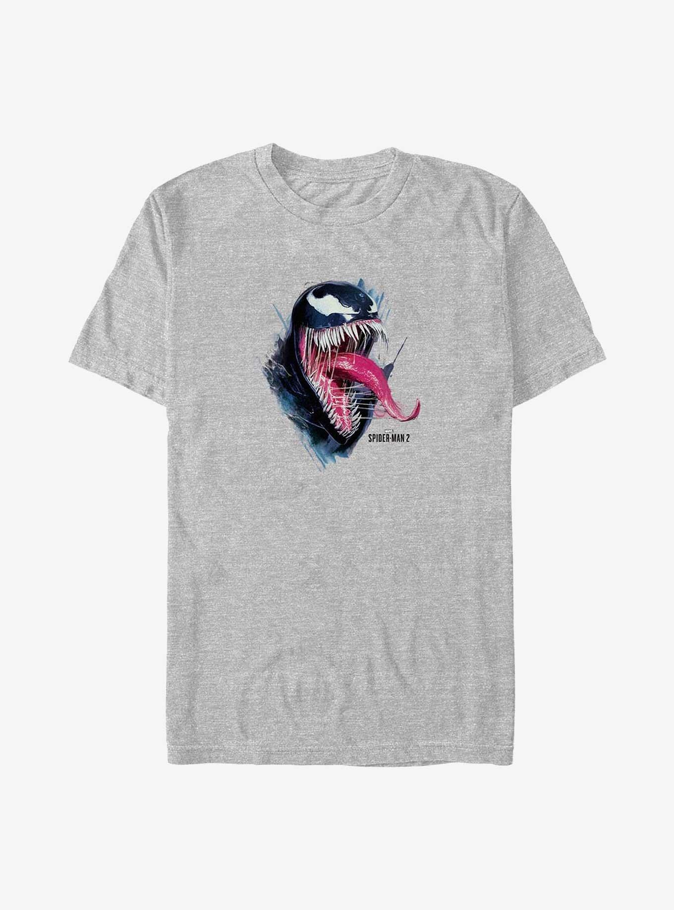 Marvel Venom Face Big & Tall T-Shirt, ATH HTR, hi-res