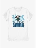 Blue Eye Samurai Mizu Chibi Style Womens T-Shirt, WHITE, hi-res