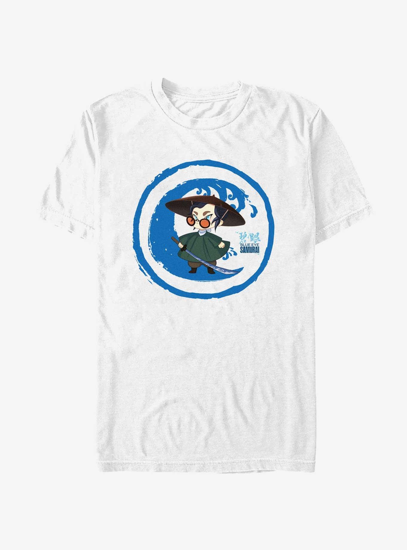 Blue Eye Samurai Mizu Chibi Wabe T-Shirt, WHITE, hi-res