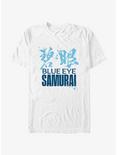 Blue Eye Samurai Logo T-Shirt, WHITE, hi-res