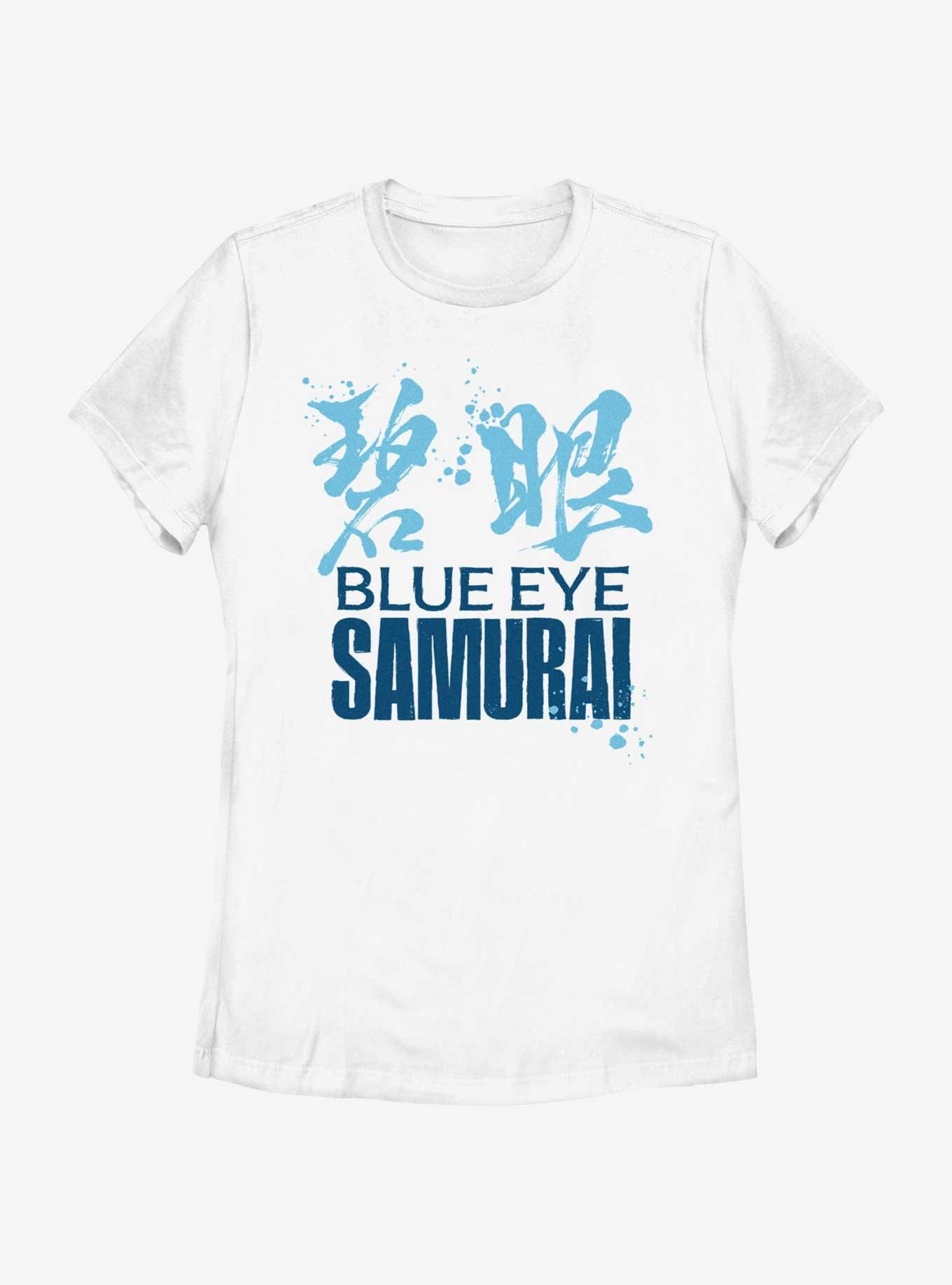 Blue Eye Samurai Logo Womens T-Shirt, WHITE, hi-res