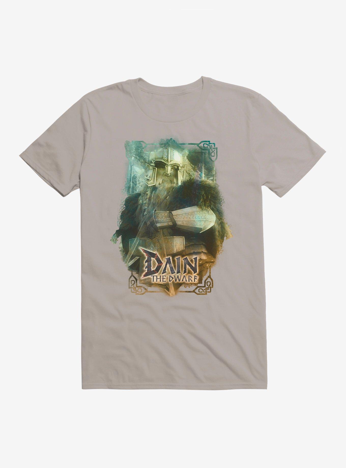 The Hobbit: The Battle Of The Five Armies Dain The Dwarf T-Shirt, LIGHT GREY, hi-res