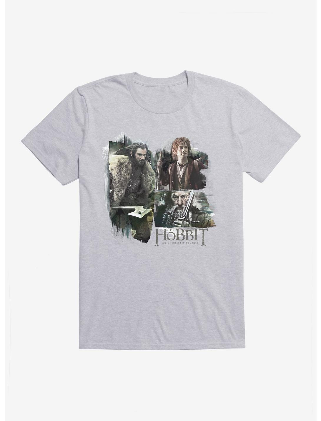 The Hobbit: An Unexpected Journey Thorin Bilbo Gandalf T-Shirt, , hi-res