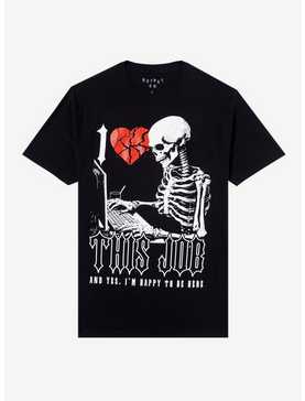 I Love This Job Skeleton T-Shirt By Friday Jr, , hi-res