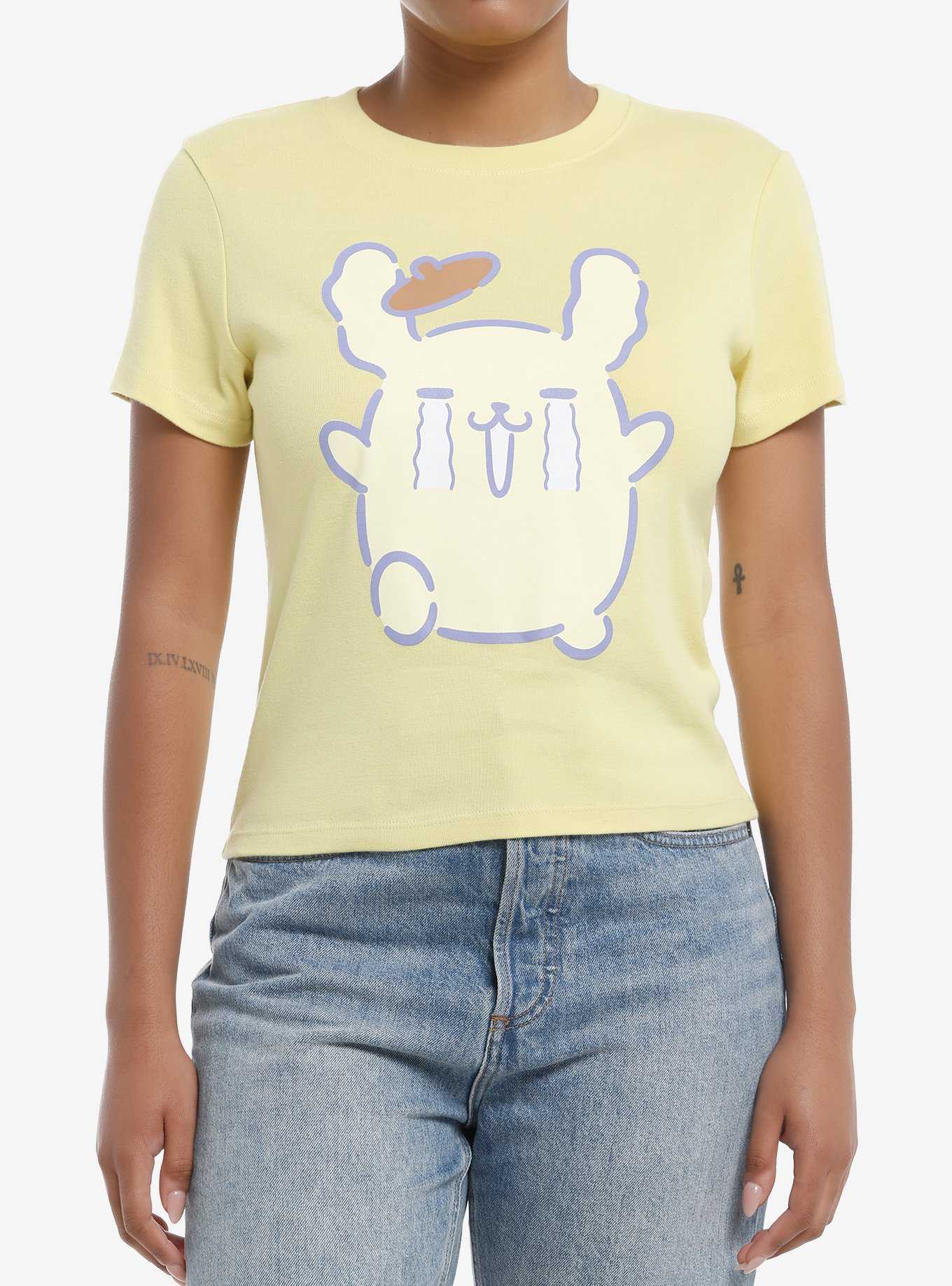 Pompompurin Crying Girls Baby T-Shirt, , hi-res