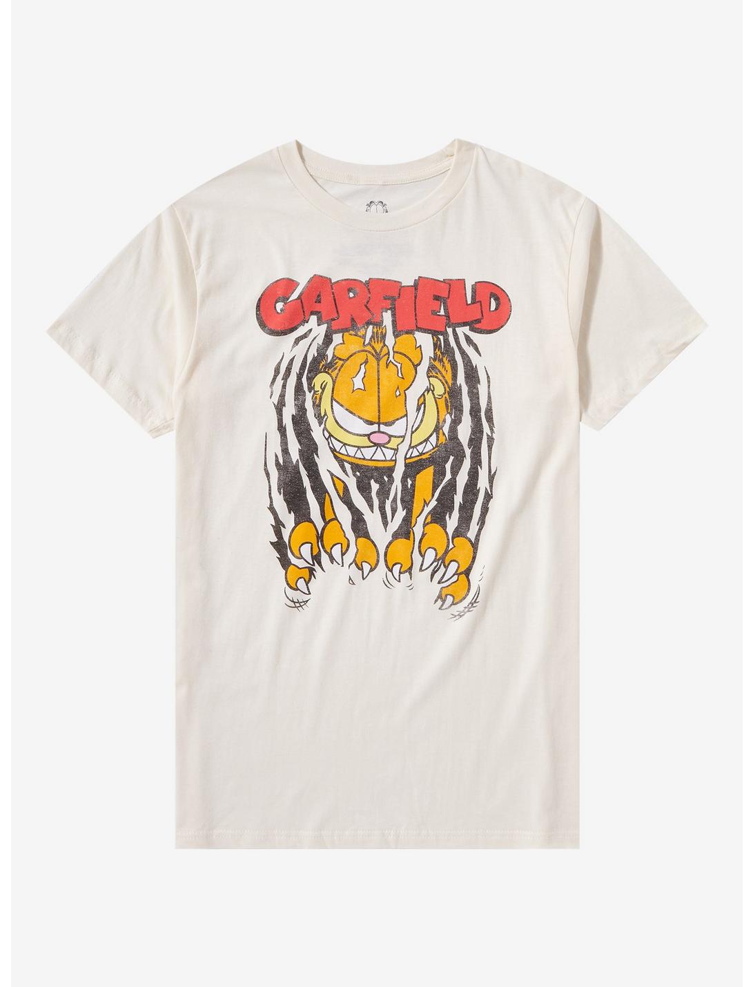Garfield Claws Out T-Shirt, BEIGE, hi-res