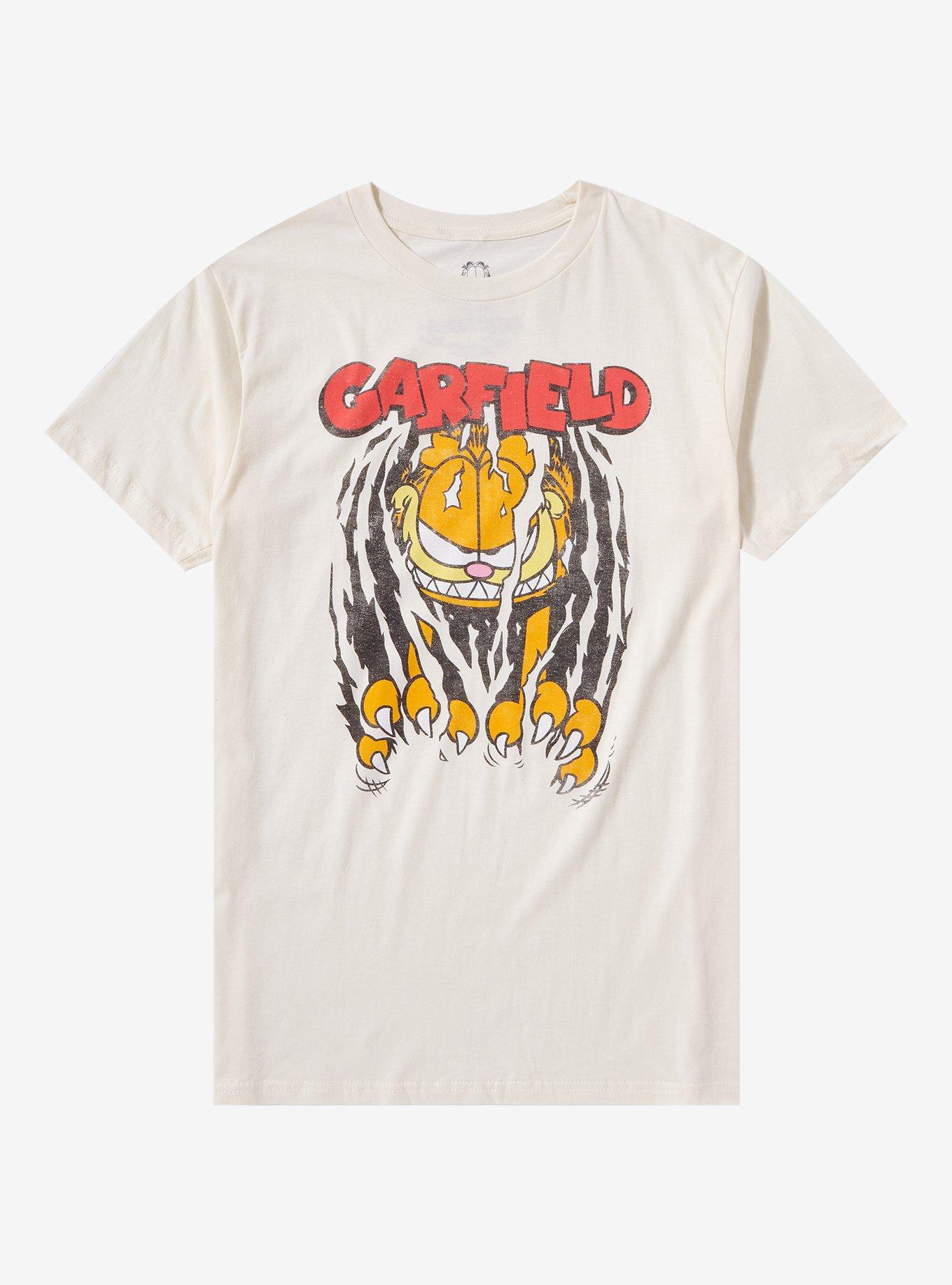 Garfield Claws Out T-Shirt, BEIGE, hi-res