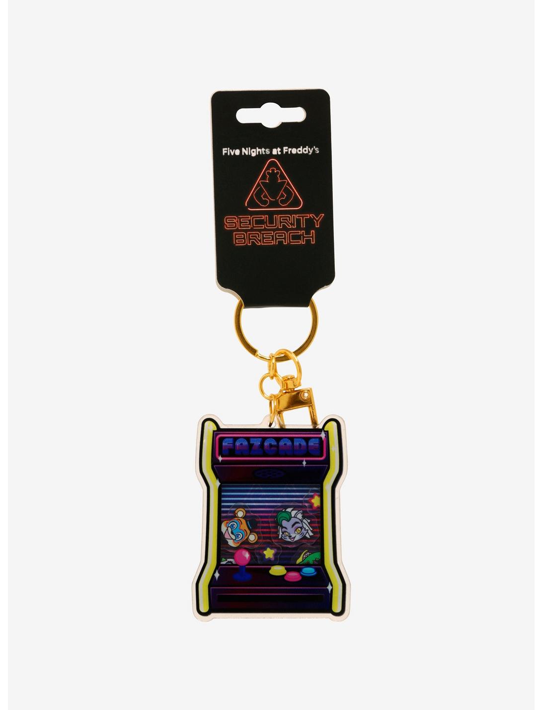 Five Nights at Freddy's: Security Breach Arcade Machine Shaker Key Chain Hot Topic Exclusive