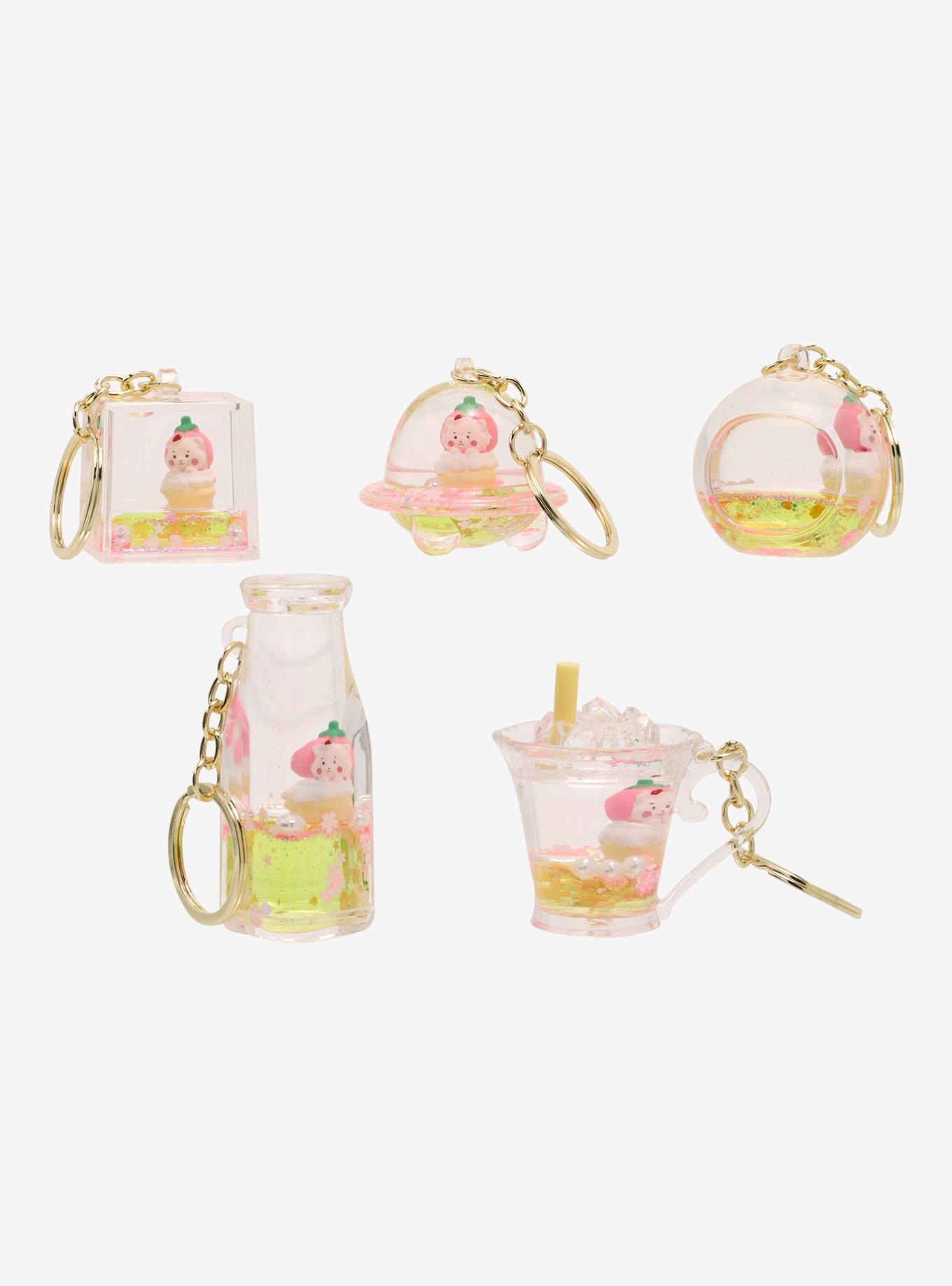 Strawberry Bear Treat Liquid Assorted Key Chain, , hi-res