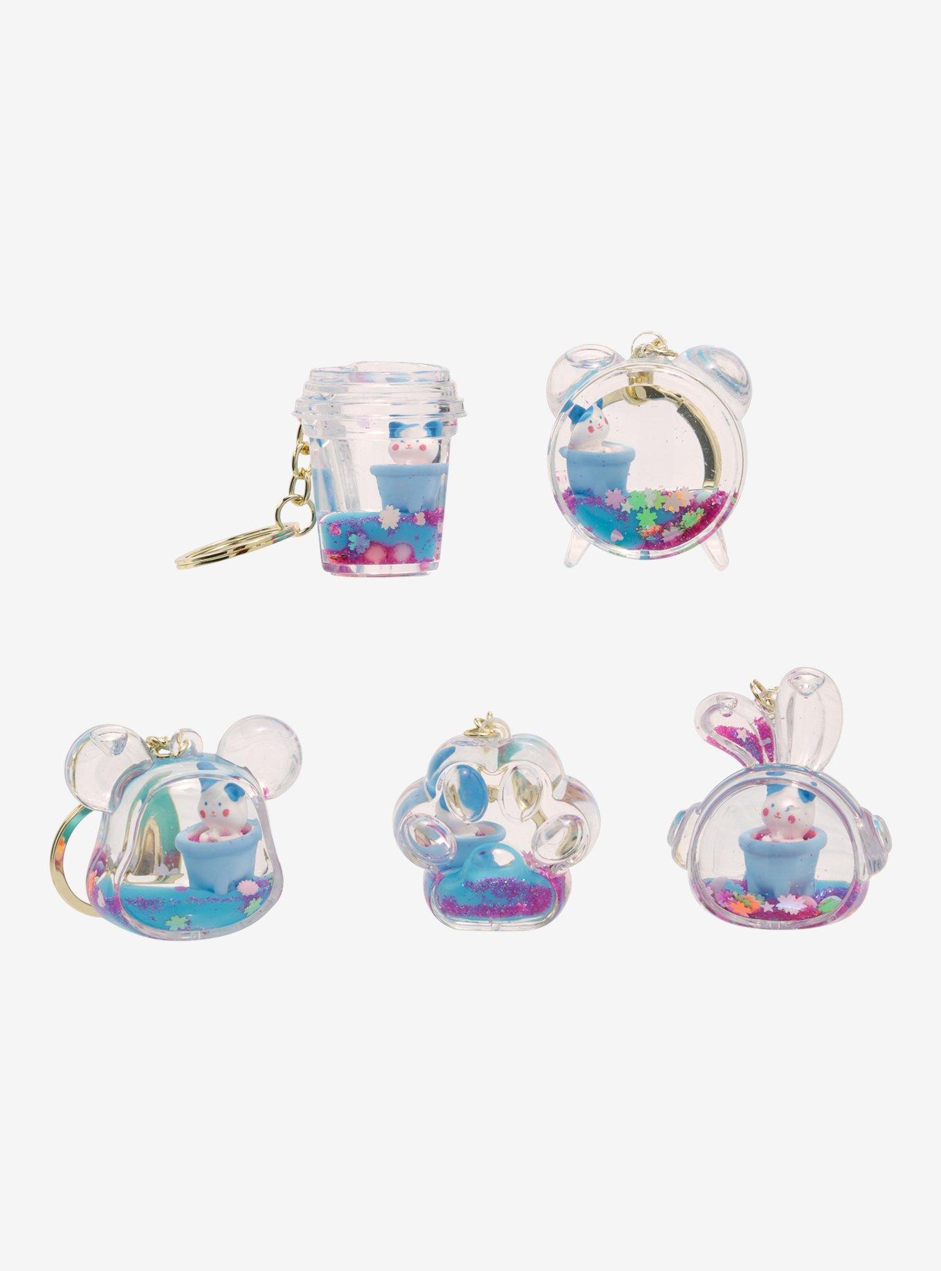 Cat Bathtub Liquid Assorted Key Chain