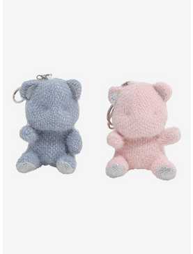 Fuzzy Pastel Bear Assorted Blind Key Chain, , hi-res