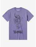 Yu-Gi-Oh! Dark Magician Girl Outline T-Shirt, PURPLE, hi-res