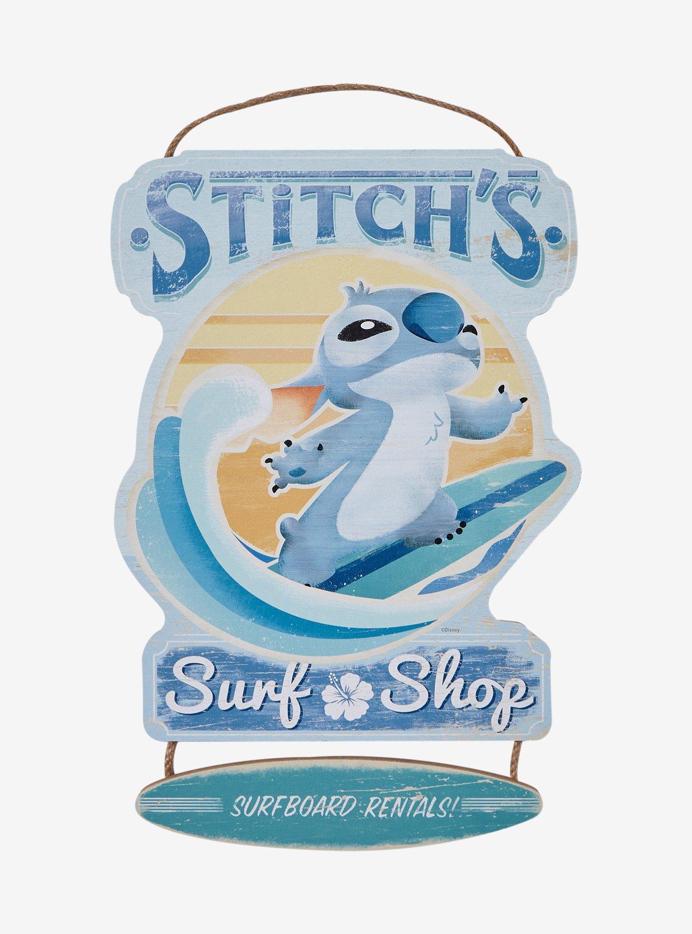 Disney Lilo Stitch Surf Shop Wall Art Hot Topic