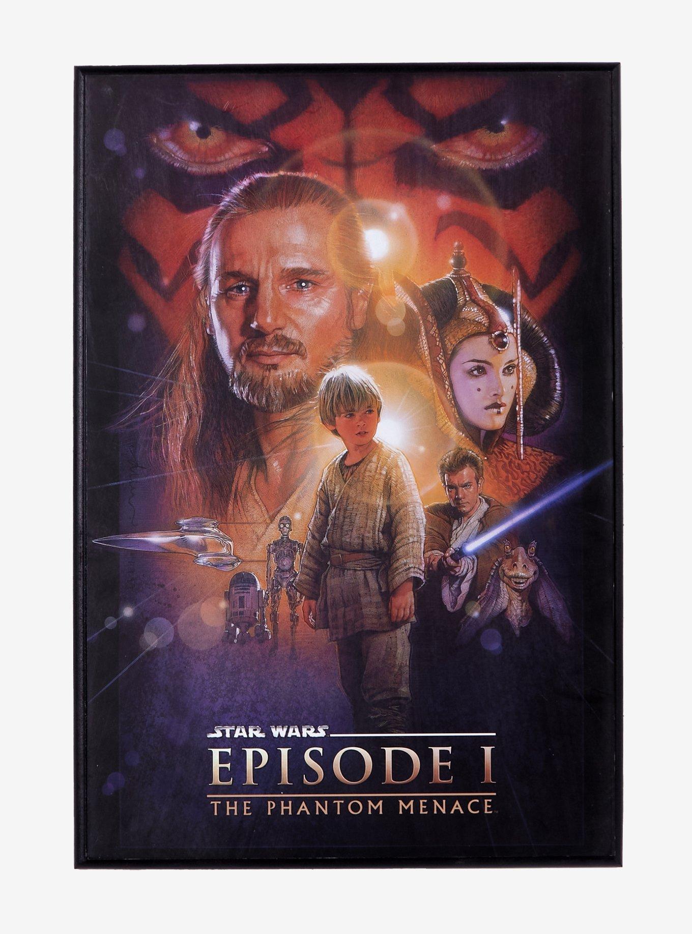 Star Wars The Phantom Menace Poster Wall Art, , hi-res