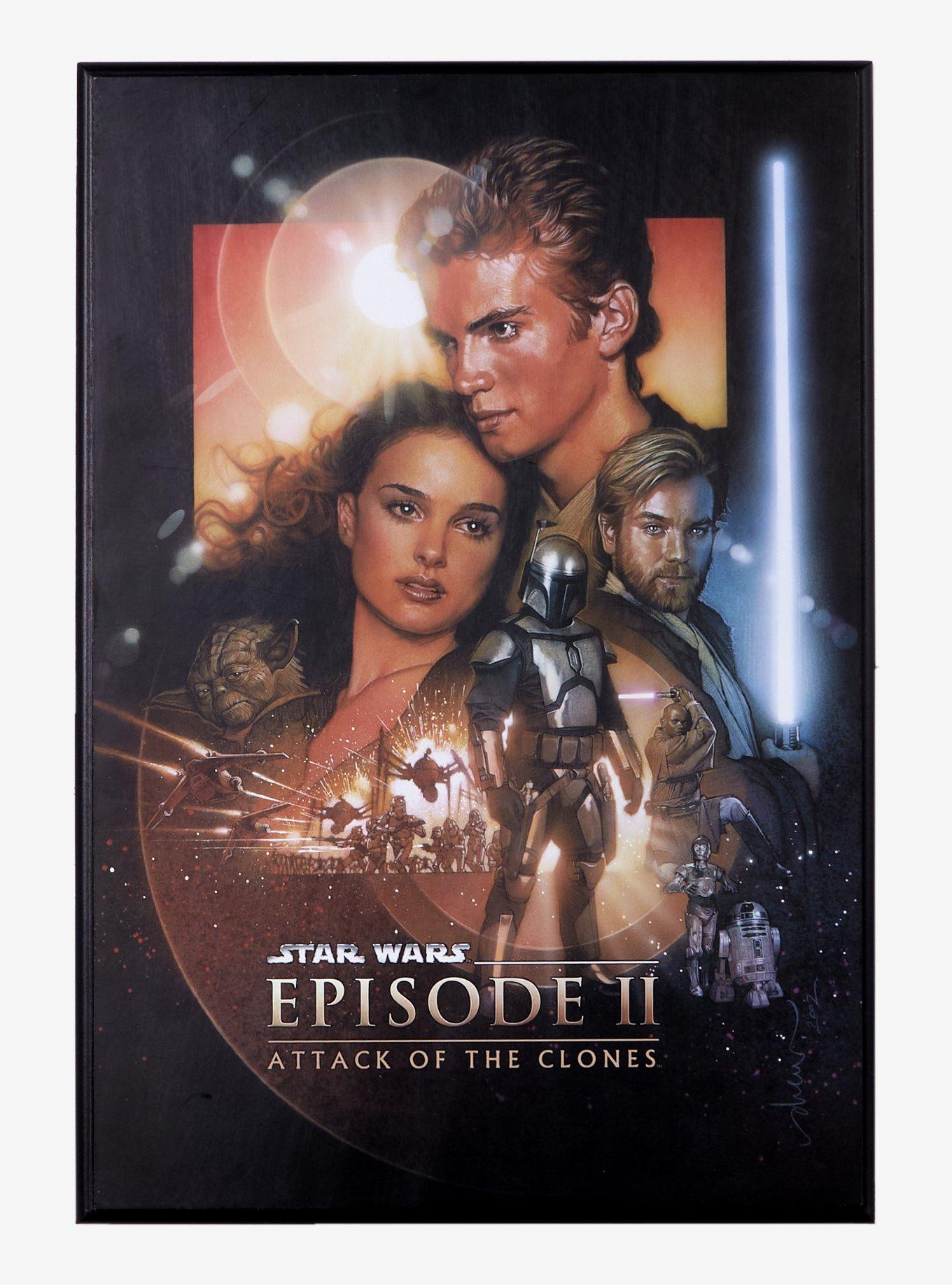 Star Wars Attack Of The Clones Poster Wall Art, , hi-res