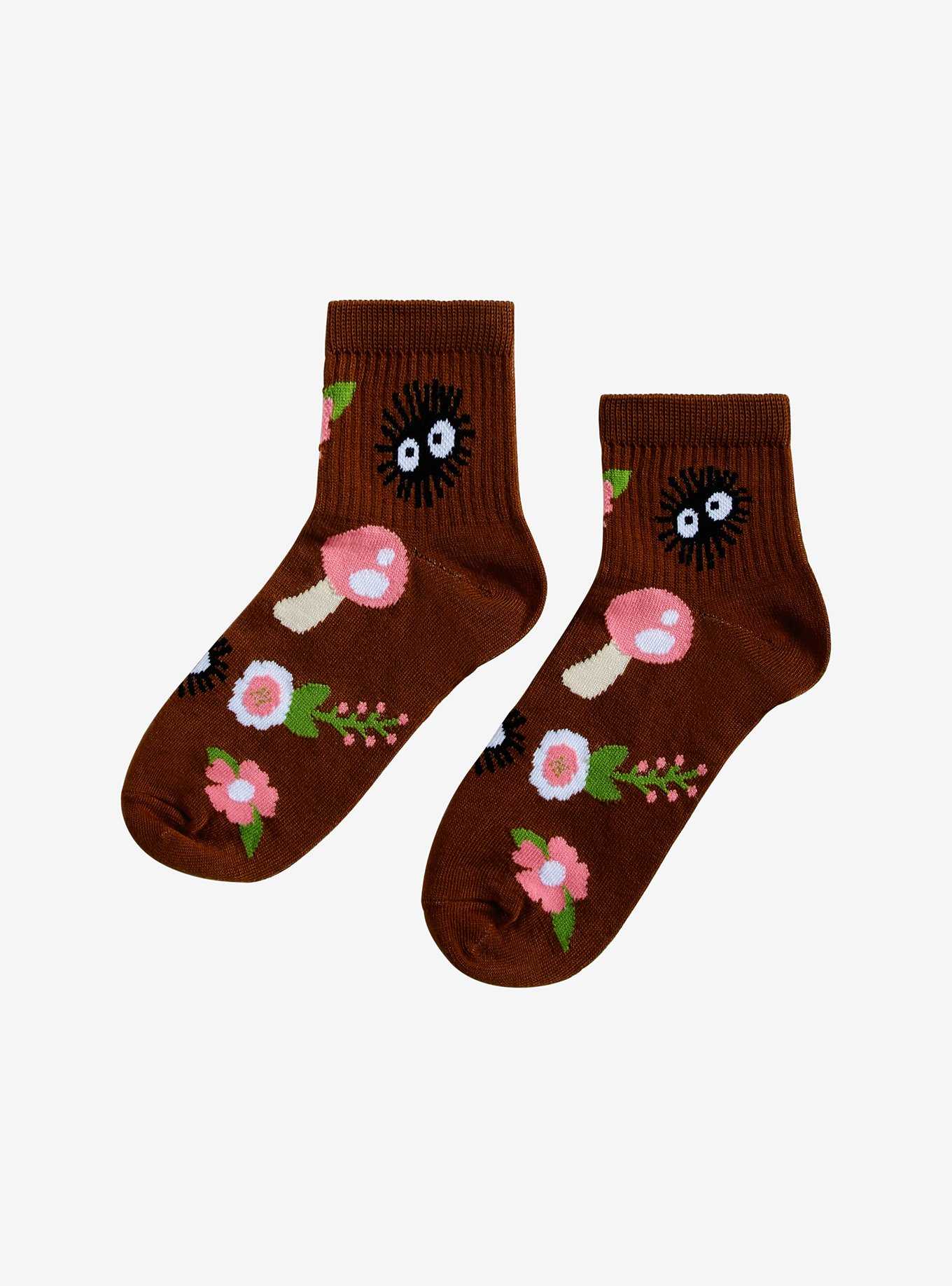 Studio Ghibli® My Neighbor Totoro Soot Sprite Mushroom Ankle Socks, , hi-res