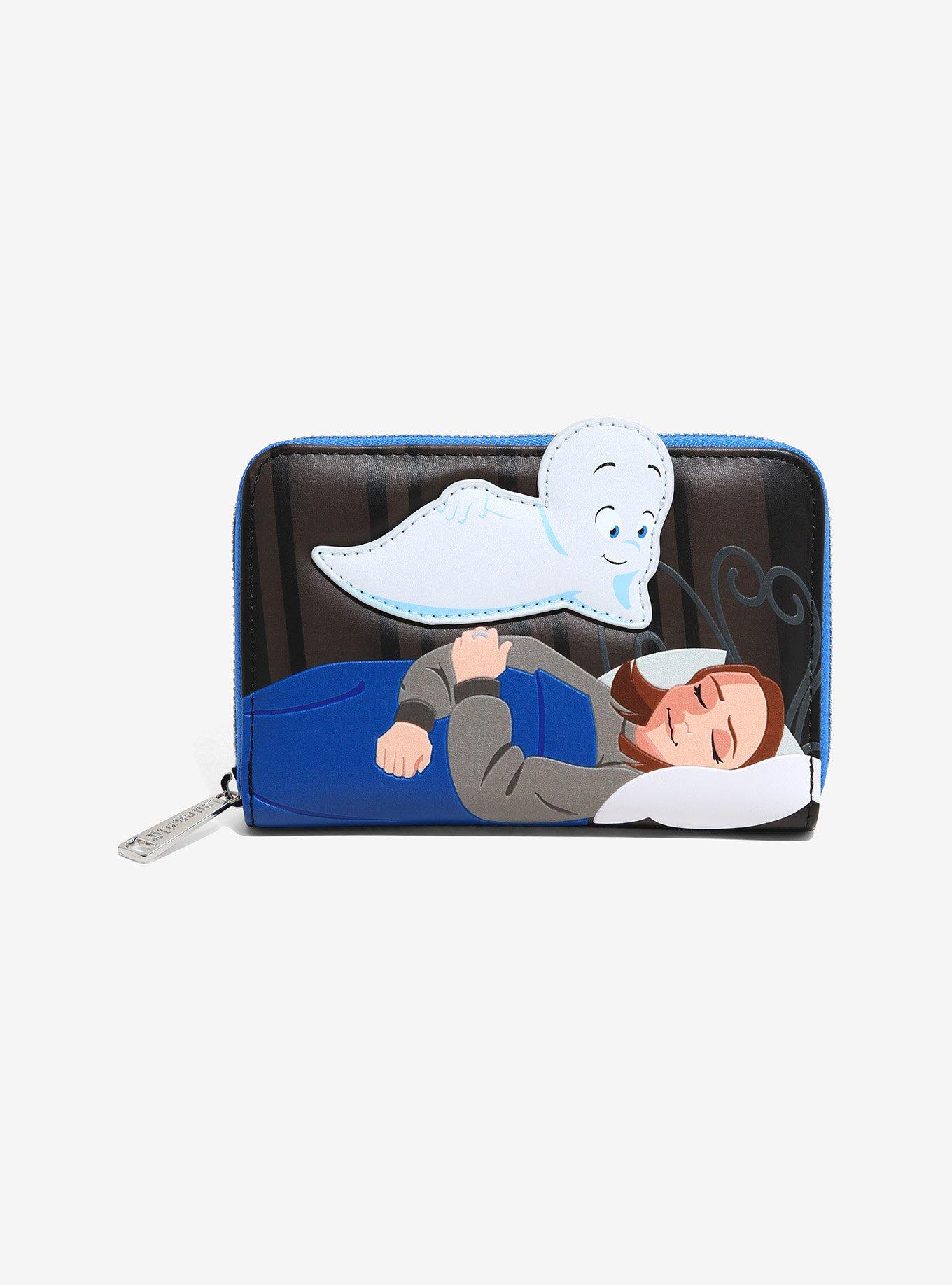 Loungefly Casper Kat & Casper Small Zip Glow-in-the-Dark Wallet