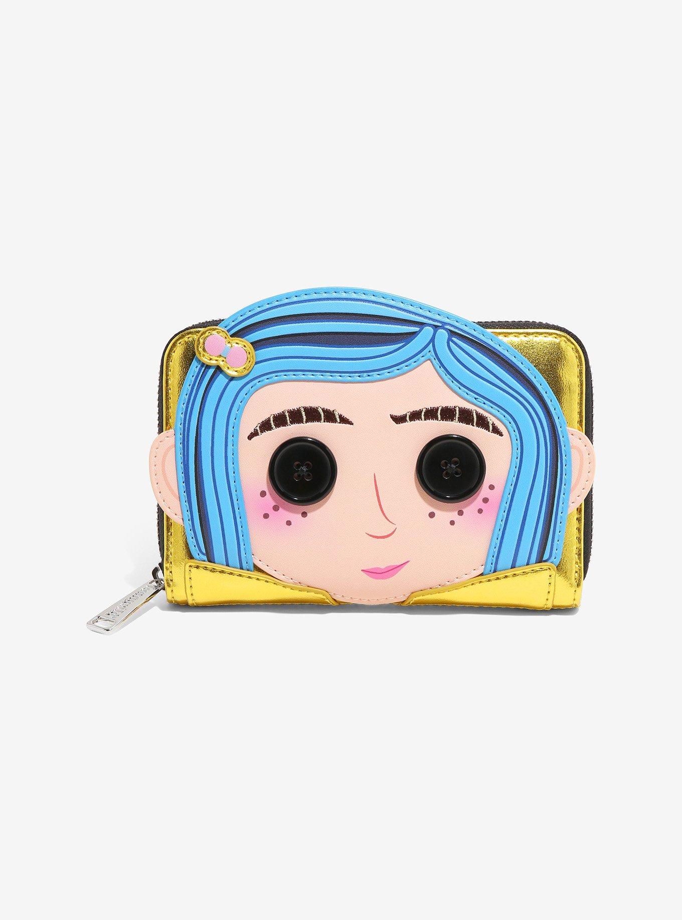 Loungefly Coraline Doll Coraline Figural Small Zip Wallet, , hi-res