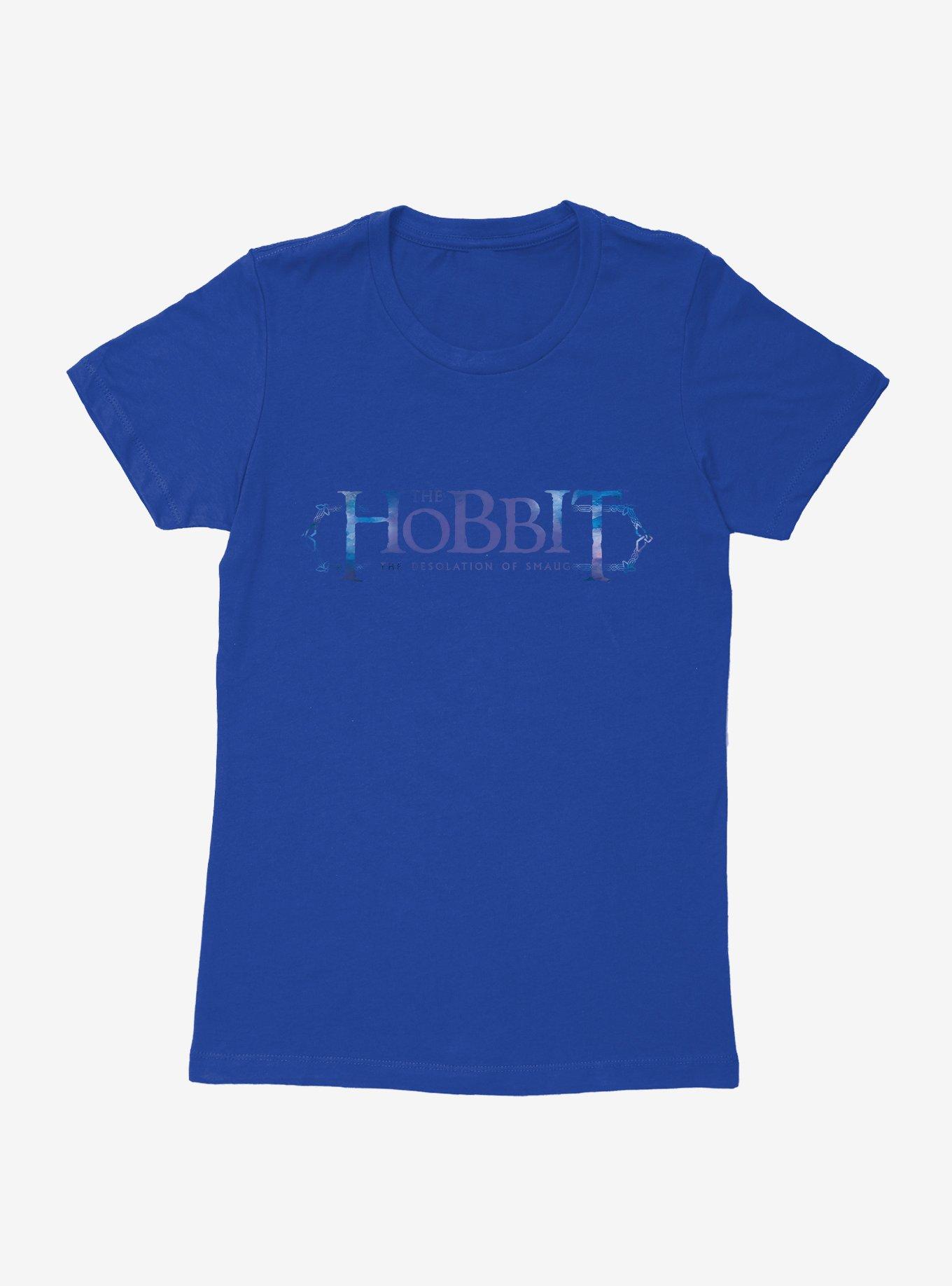 The Hobbit: The Desolation Of Smaug Title Logo Womens T-Shirt, , hi-res