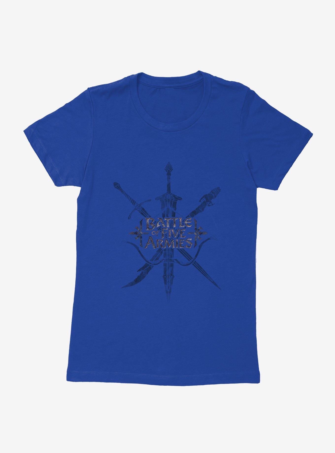 The Hobbit: The Battle Of The Five Armies Sword Logo Womens T-Shirt, , hi-res