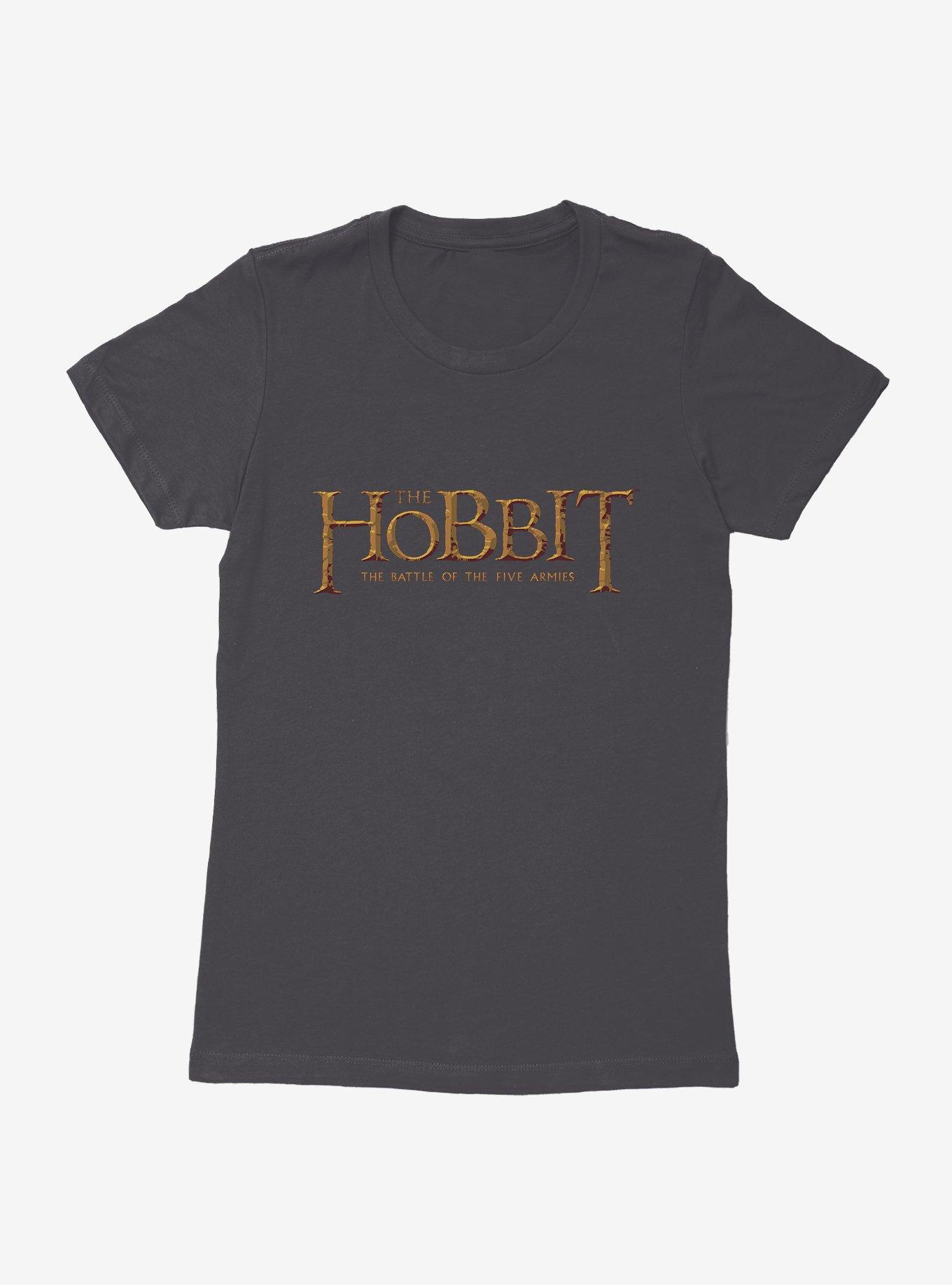 The Hobbit: The Battle Of The Five Armies Title Logo Womens T-Shirt, , hi-res