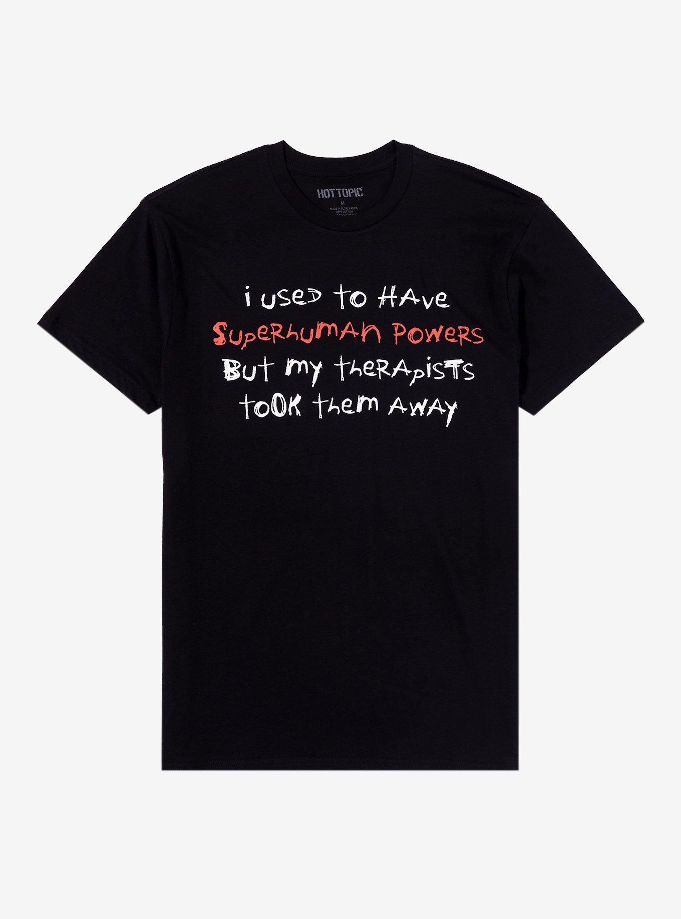 Superhuman Powers T-Shirt, BLACK, hi-res