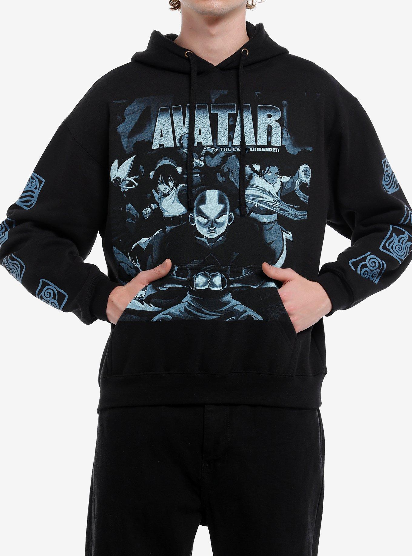 Avatar The Last Airbender Blue Tone Group Hoodie Hot Topic