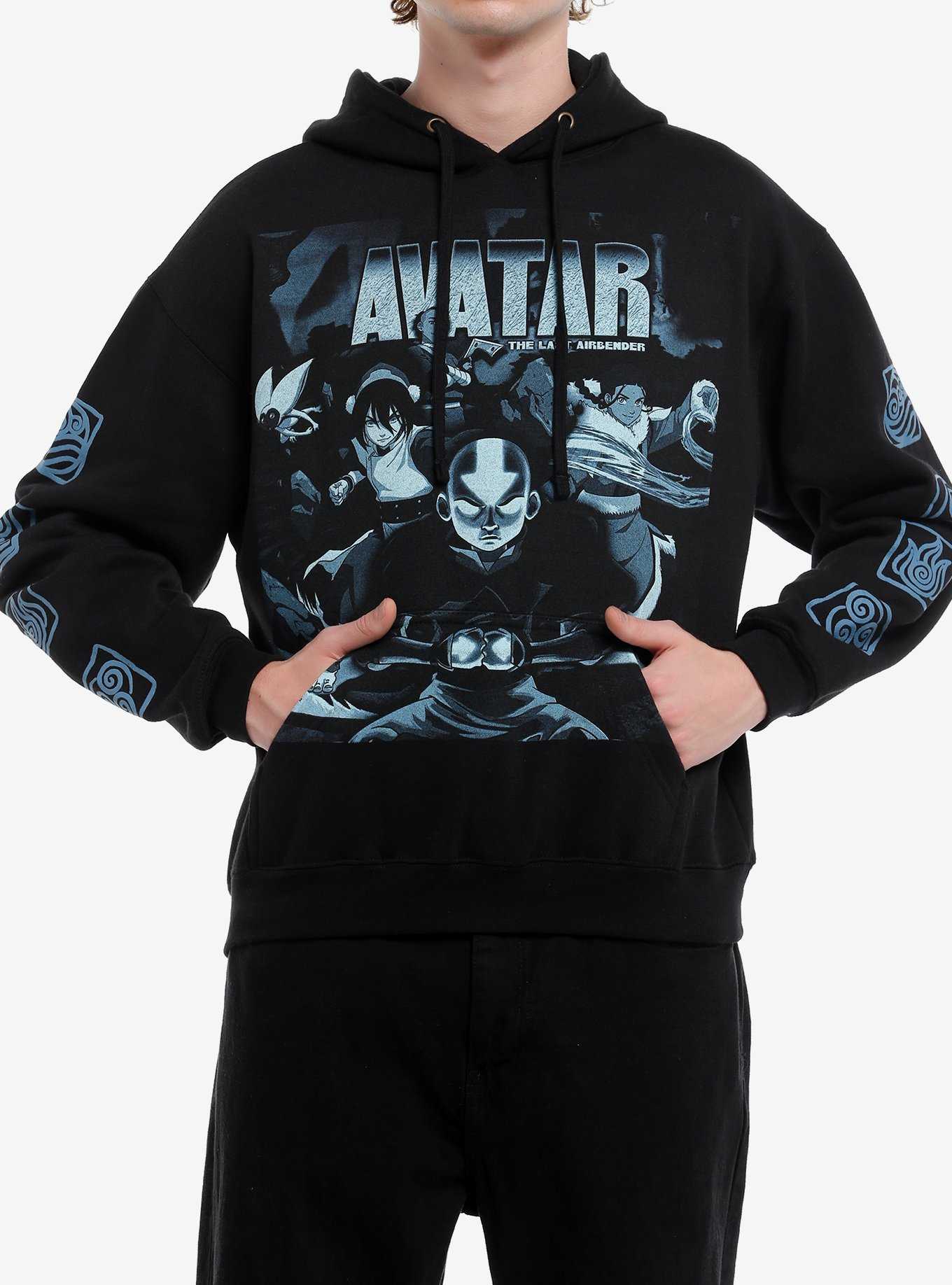 Avatar: The Last Airbender Blue Tone Group Hoodie, , hi-res