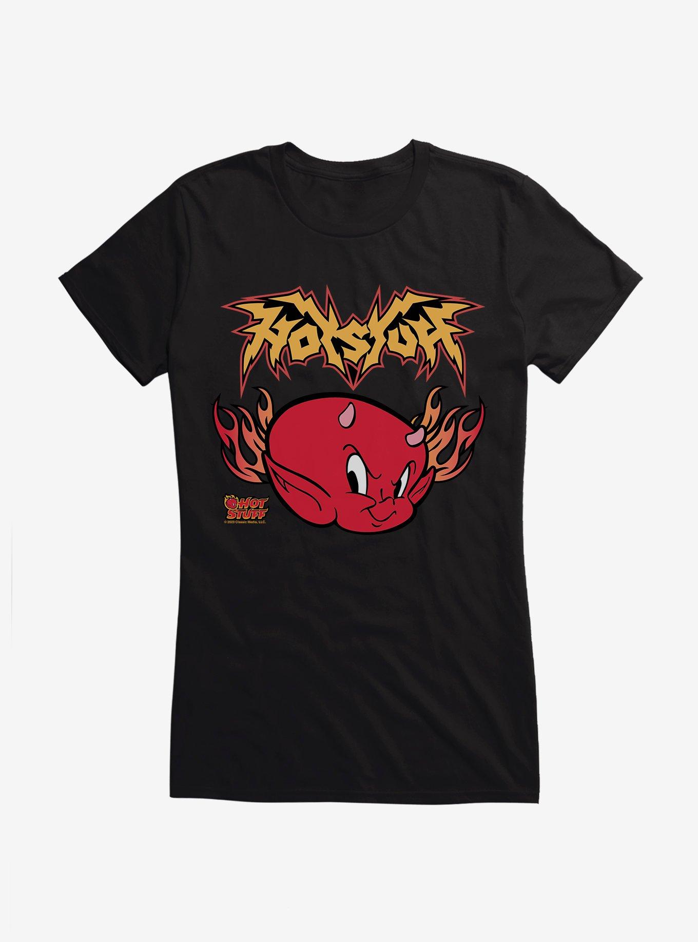 Hot Stuff The Little Devil Hot Head Girls T-Shirt, BLACK, hi-res