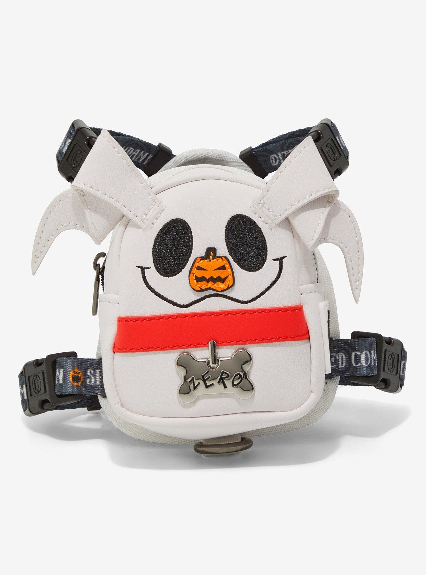 Loungefly Disney The Nightmare Before Christmas Zero Glow-in-the-Dark Small Mini Backpack Dog Harness, , hi-res