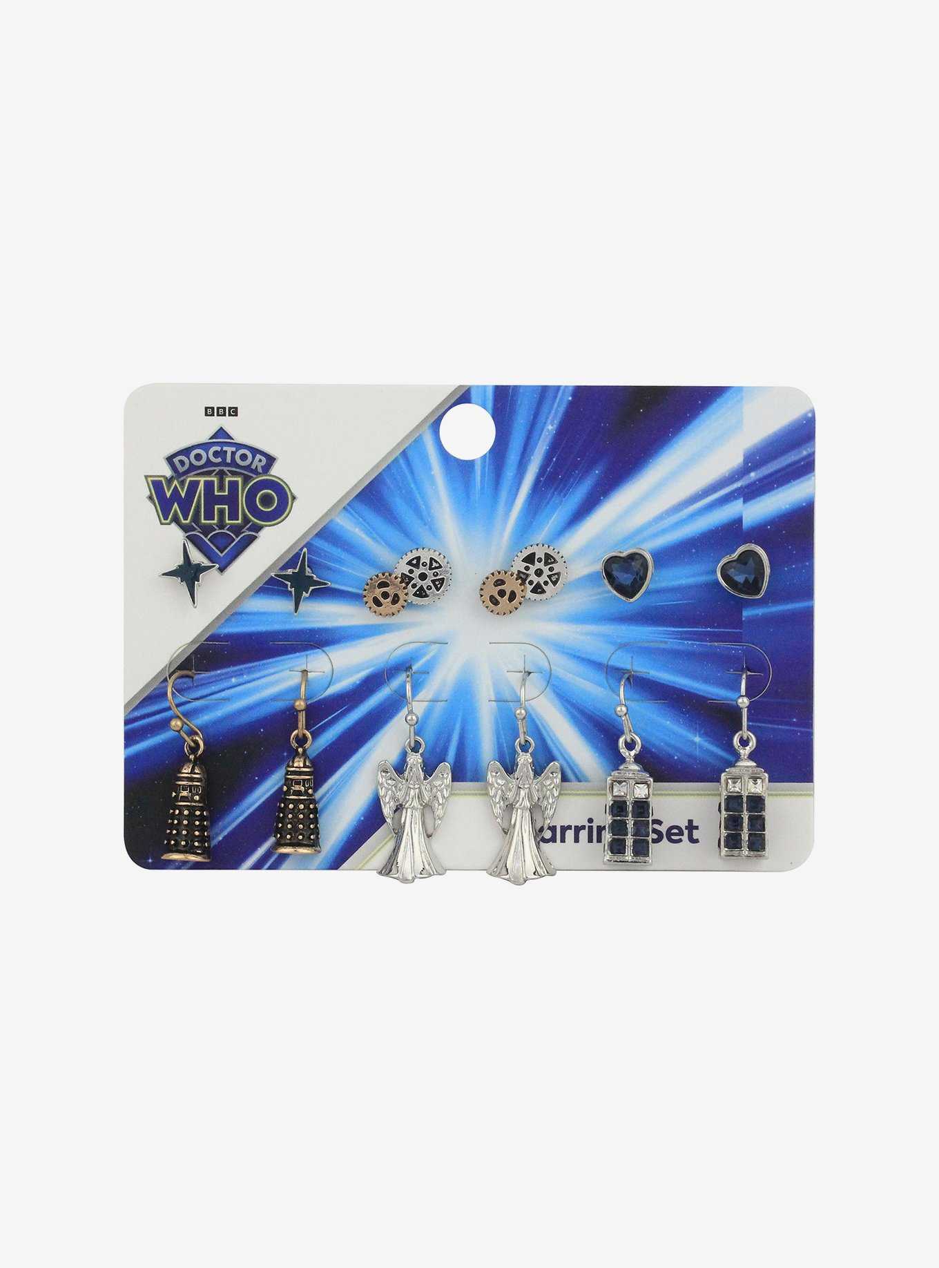 Doctor Who Icons Earring Set, , hi-res