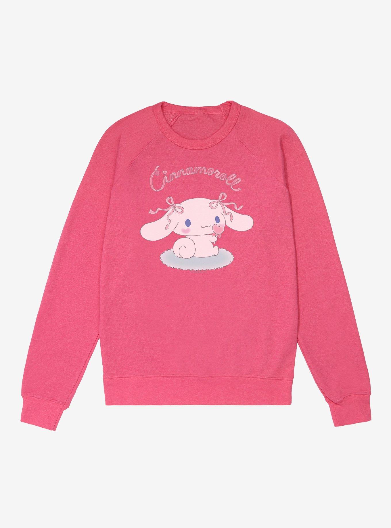 Cinnamoroll Heart Lollipop French Terry Sweatshirt, , hi-res