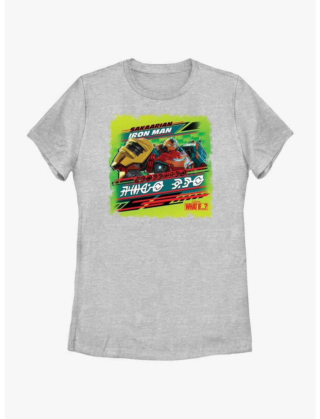 Marvel What If...? Sakaarian Iron Man Womens T-Shirt, ATH HTR, hi-res