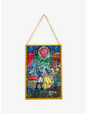Disney Beauty And The Beast Stained Glass Wall Art, , hi-res