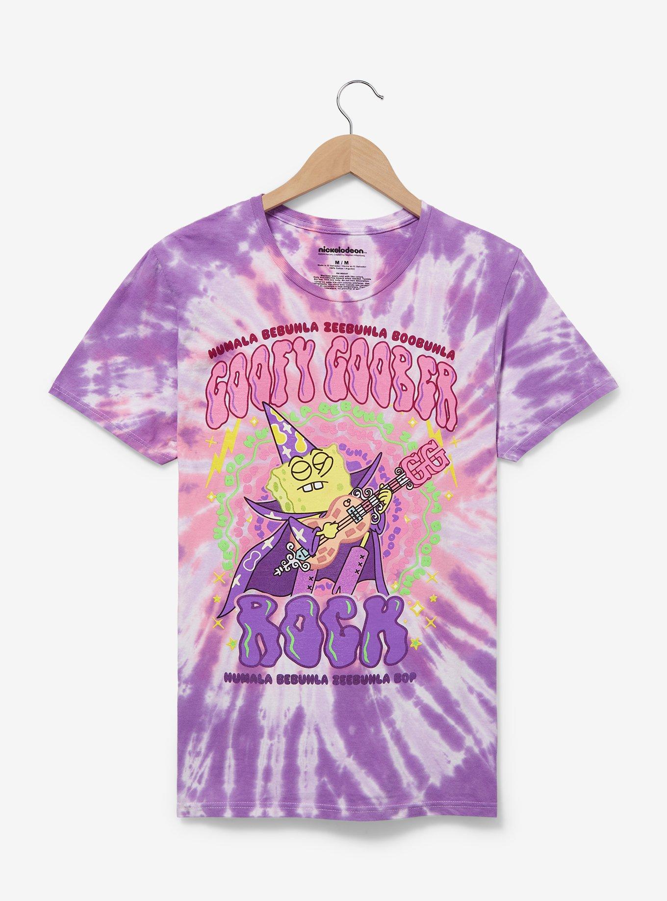 SpongeBob SquarePants Goofy Goober Tie-Dye Women's T-Shirt - BoxLunch Exclusive, , hi-res