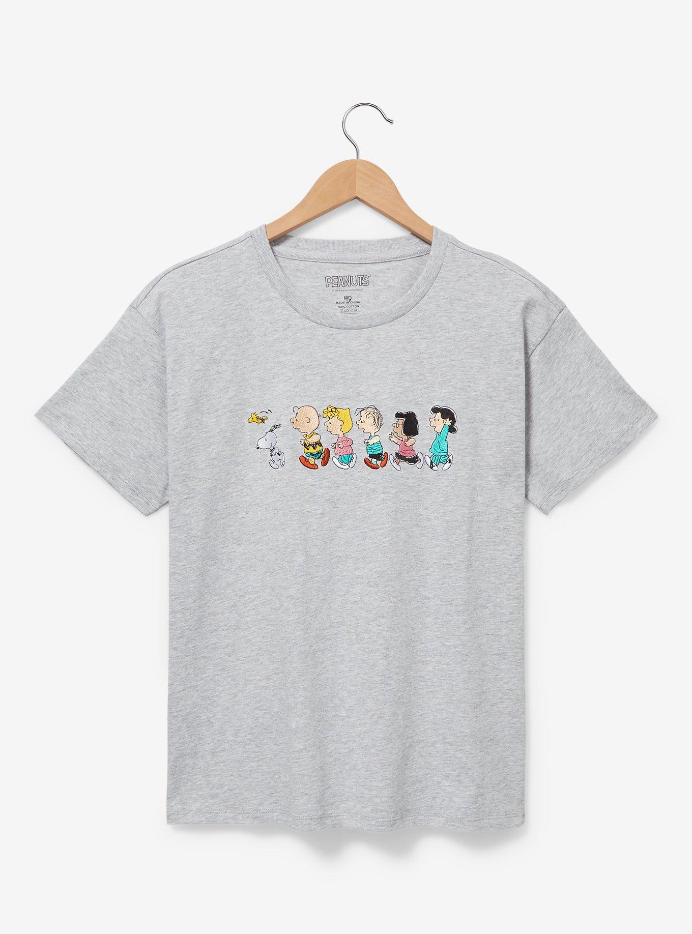 Peanuts Characters Running Women's T-Shirt - BoxLunch Exclusive, , hi-res