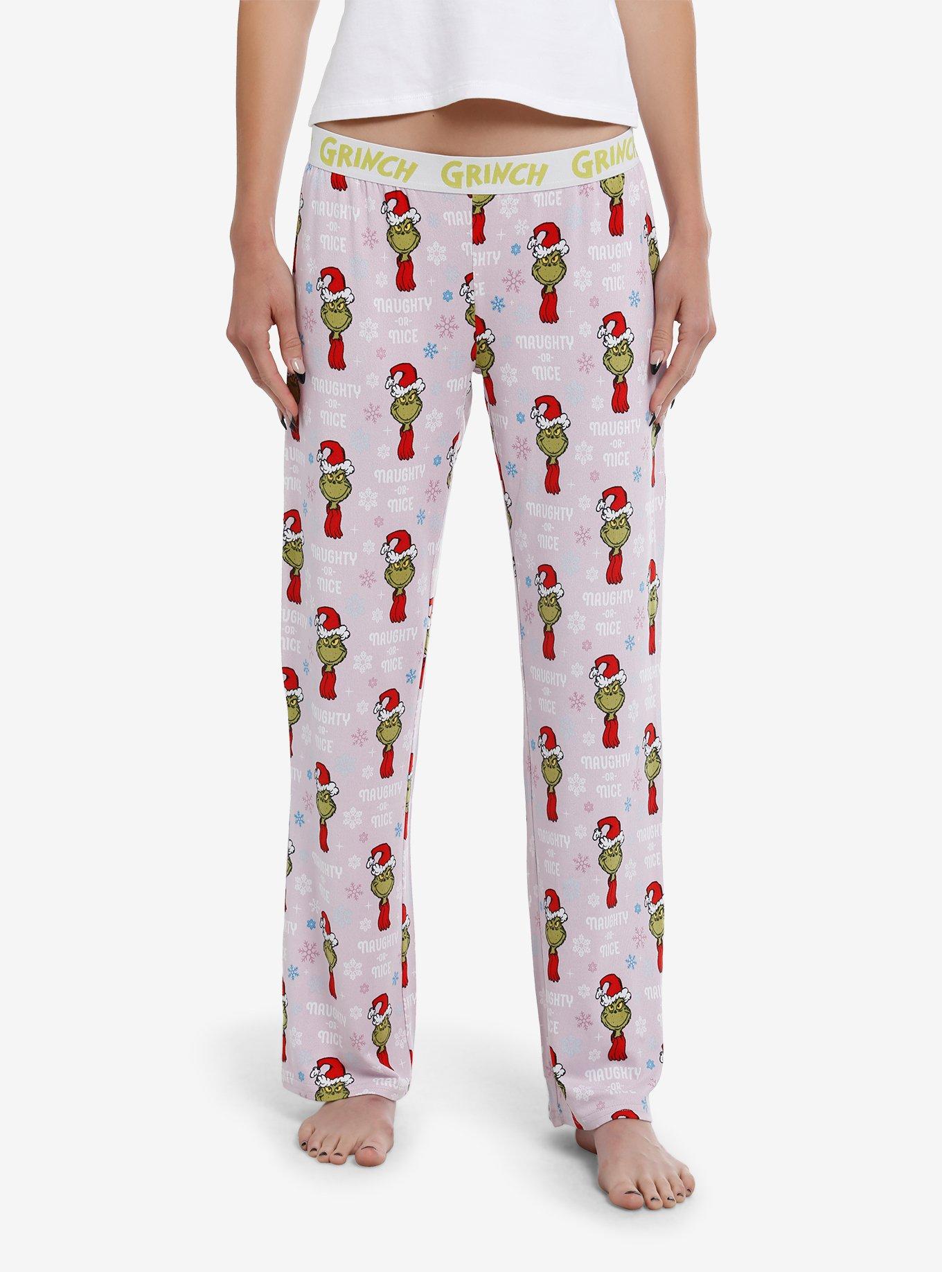 Dr. Seuss How The Grinch Stole Christmas Naughty Or Nice Pajama Pants, , hi-res