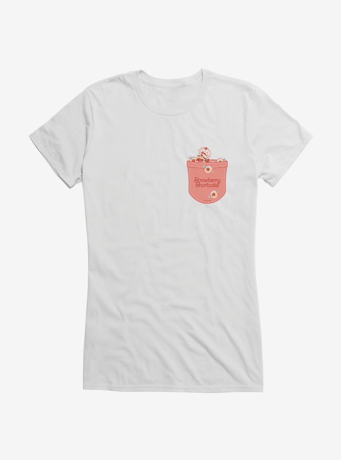 Strawberry Shortcake Pocket Girls T-Shirt, WHITE, hi-res