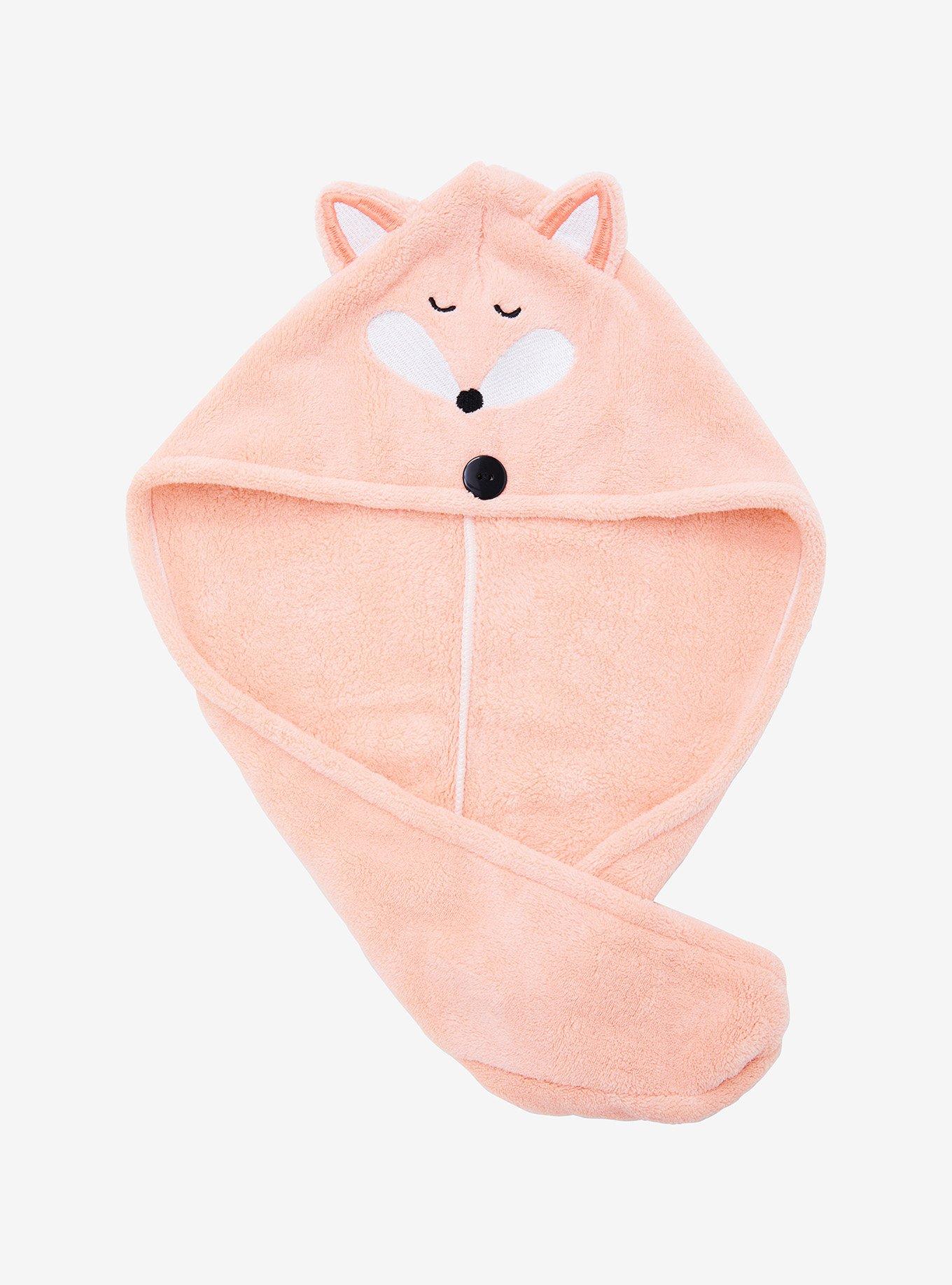 Kawaii Fox Hair Towel, , hi-res