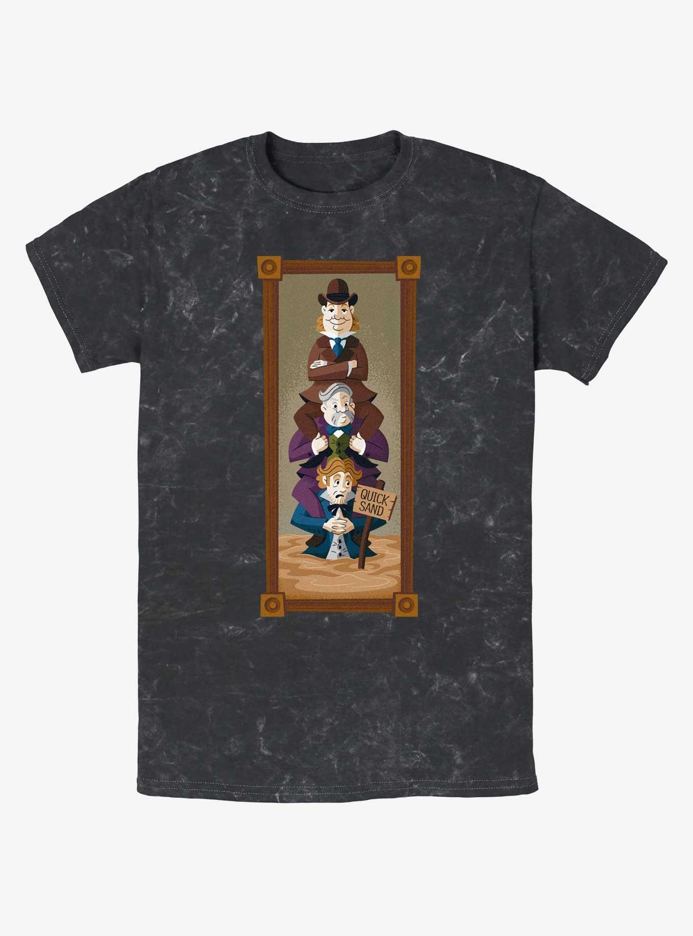 Disney The Haunted Mansion The Quicksand Men Portrait Mineral Wash T-Shirt Hot Topic Web Exclusive, , hi-res