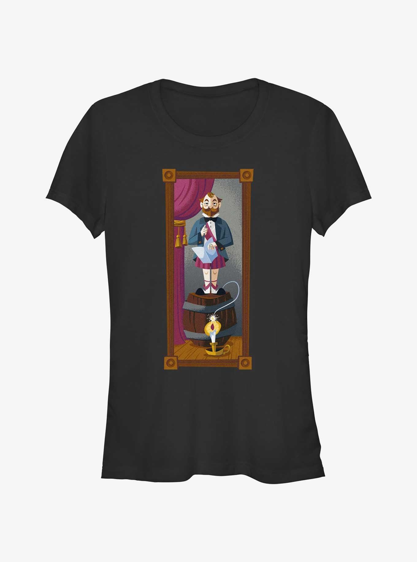 Disney The Haunted Mansion The Dynamite Gentleman Portrait Girls T-Shirt Hot Topic Web Exclusive, BLACK, hi-res