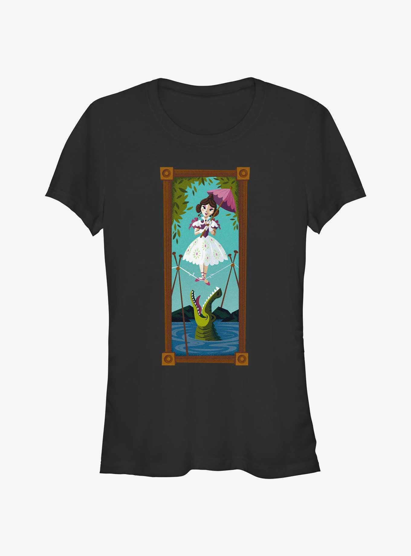 Disney The Haunted Mansion Sally Slater Tightrope Walker Portrait Girls T-Shirt Hot Topic Web Exclusive