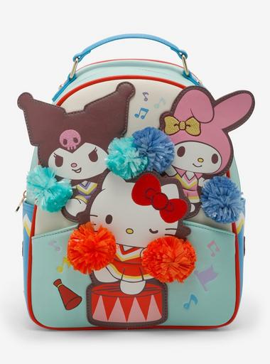 hello kitty backpack with hood AI ACCESSORY INNOVATIONS for Girls, Sanrio Kawaii Bookbag, 16 Inch Anime School Bag 3D Features day comfort and convenience Cute Hello Kitty backpack with