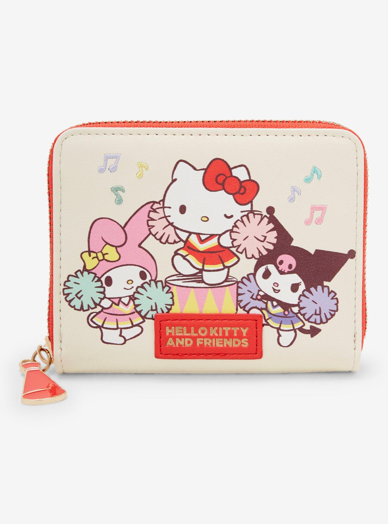 Sanrio Hello Kitty and Friends Cheerleading Small Zip Wallet - BoxLunch Exclusive, , hi-res