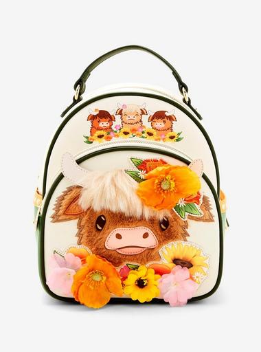 5989 Highland Cow Mini Backpack Purse Travel Bag Lightweight Shoulder Bag Amazon.com: ALAZA Cute Funny Highland Cow Mini Backpack  main image 4