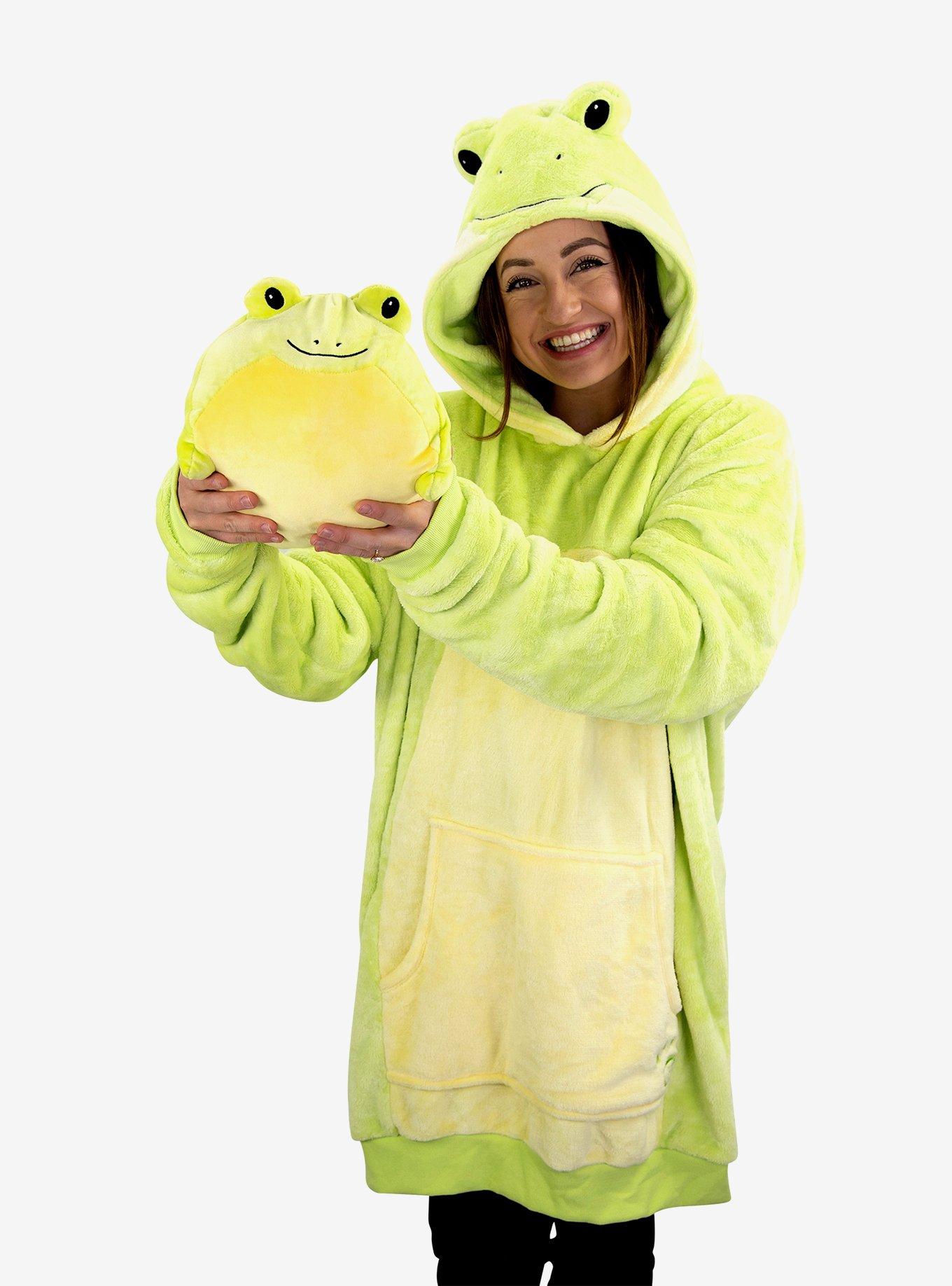 Plushible 2-in-1 Fren Frog Snugible