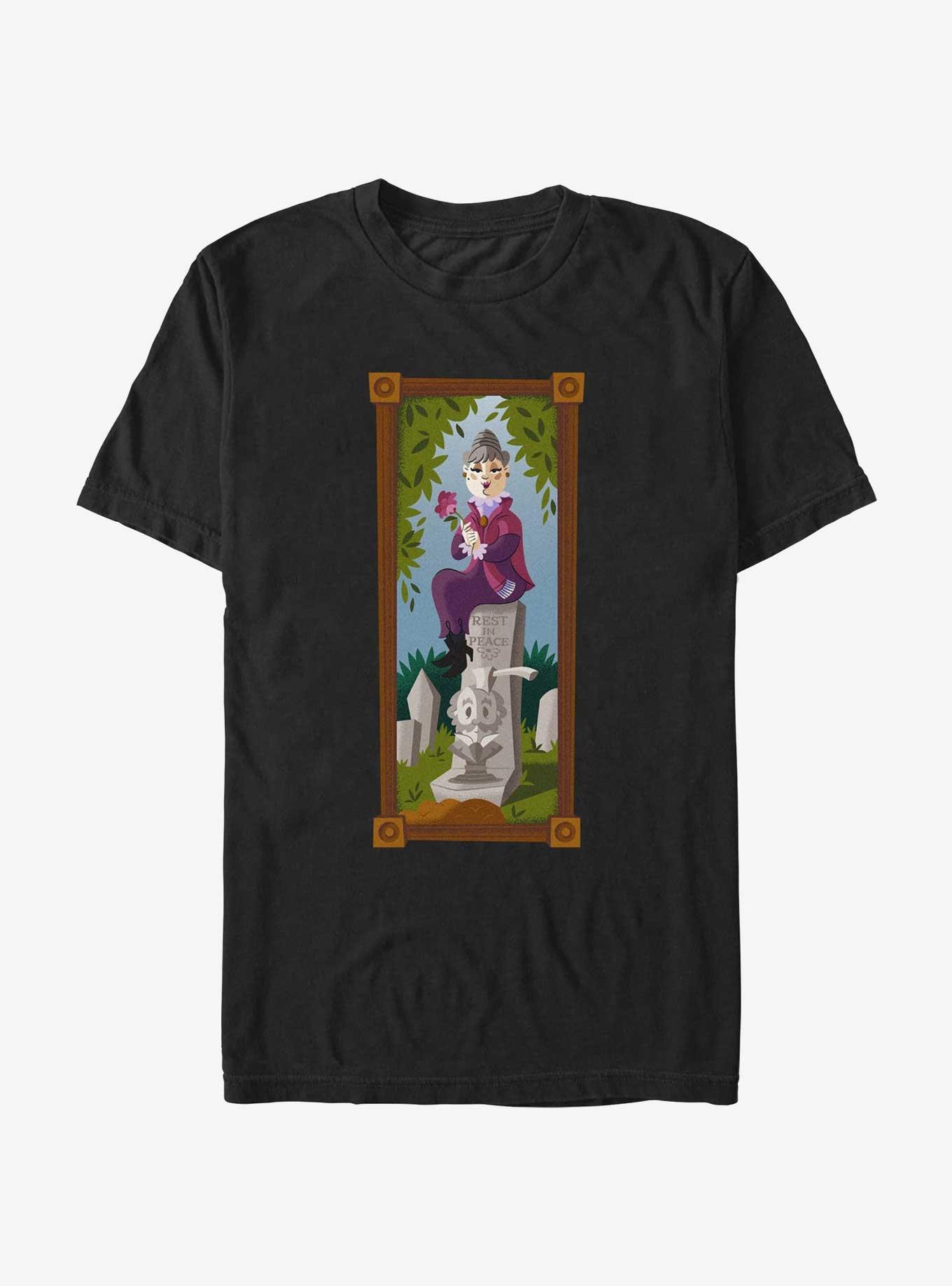 Disney The Haunted Mansion The Black Widow Portrait T-Shirt Hot Topic Web Exclusive