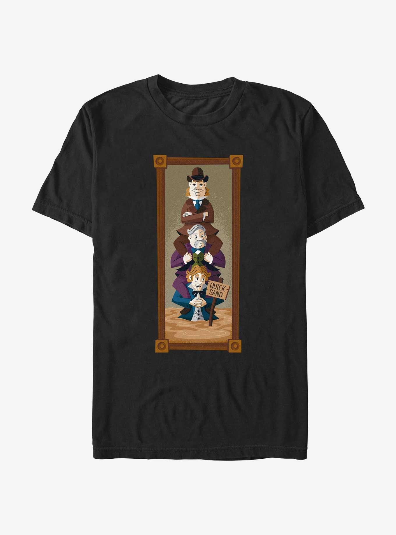 Disney The Haunted Mansion The Quicksand Men Portrait T-Shirt Hot Topic Web Exclusive, BLACK, hi-res