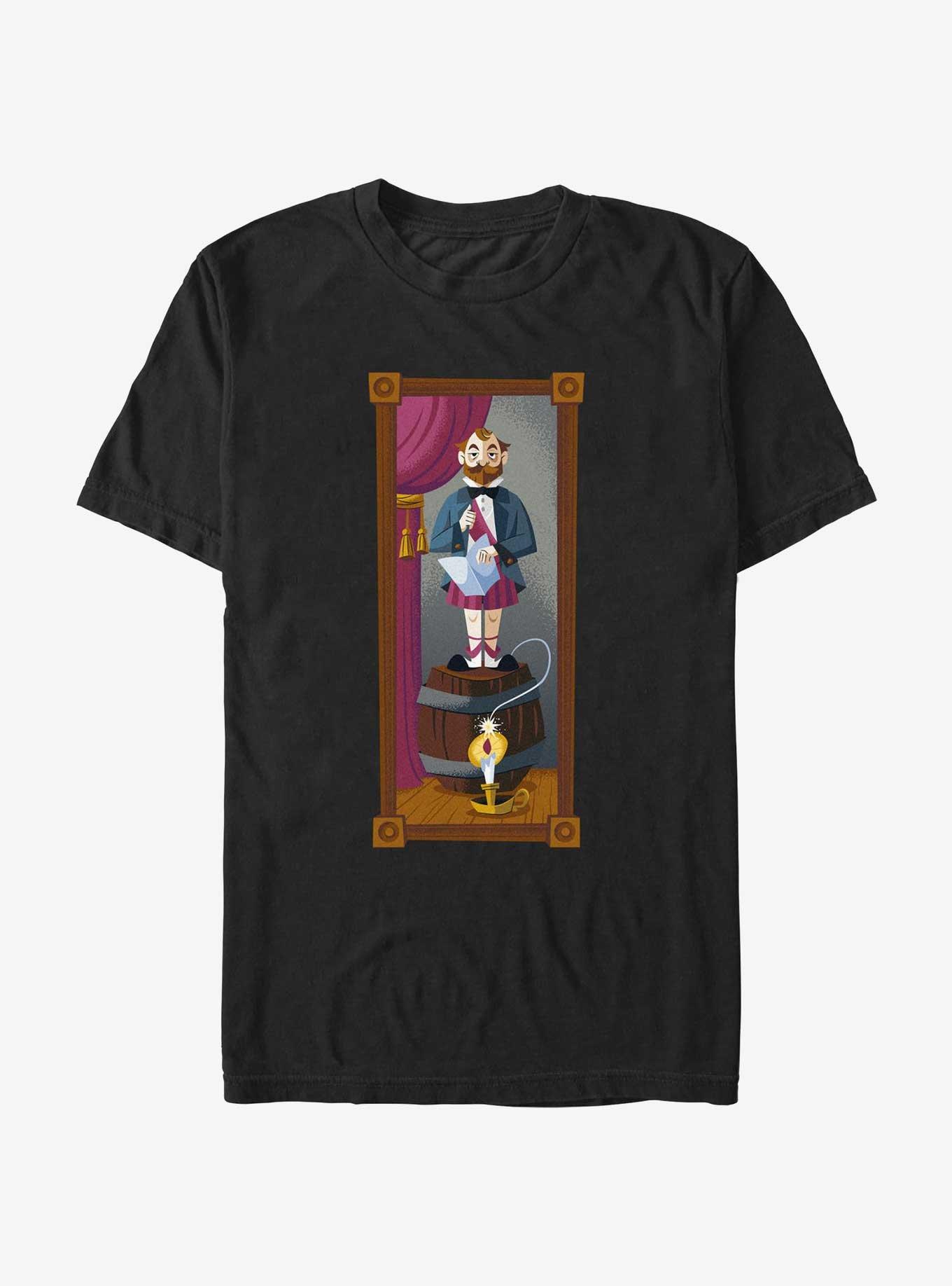 Disney The Haunted Mansion The Dynamite Gentleman Portrait T-Shirt BoxLunch Web Exclusive, BLACK, hi-res