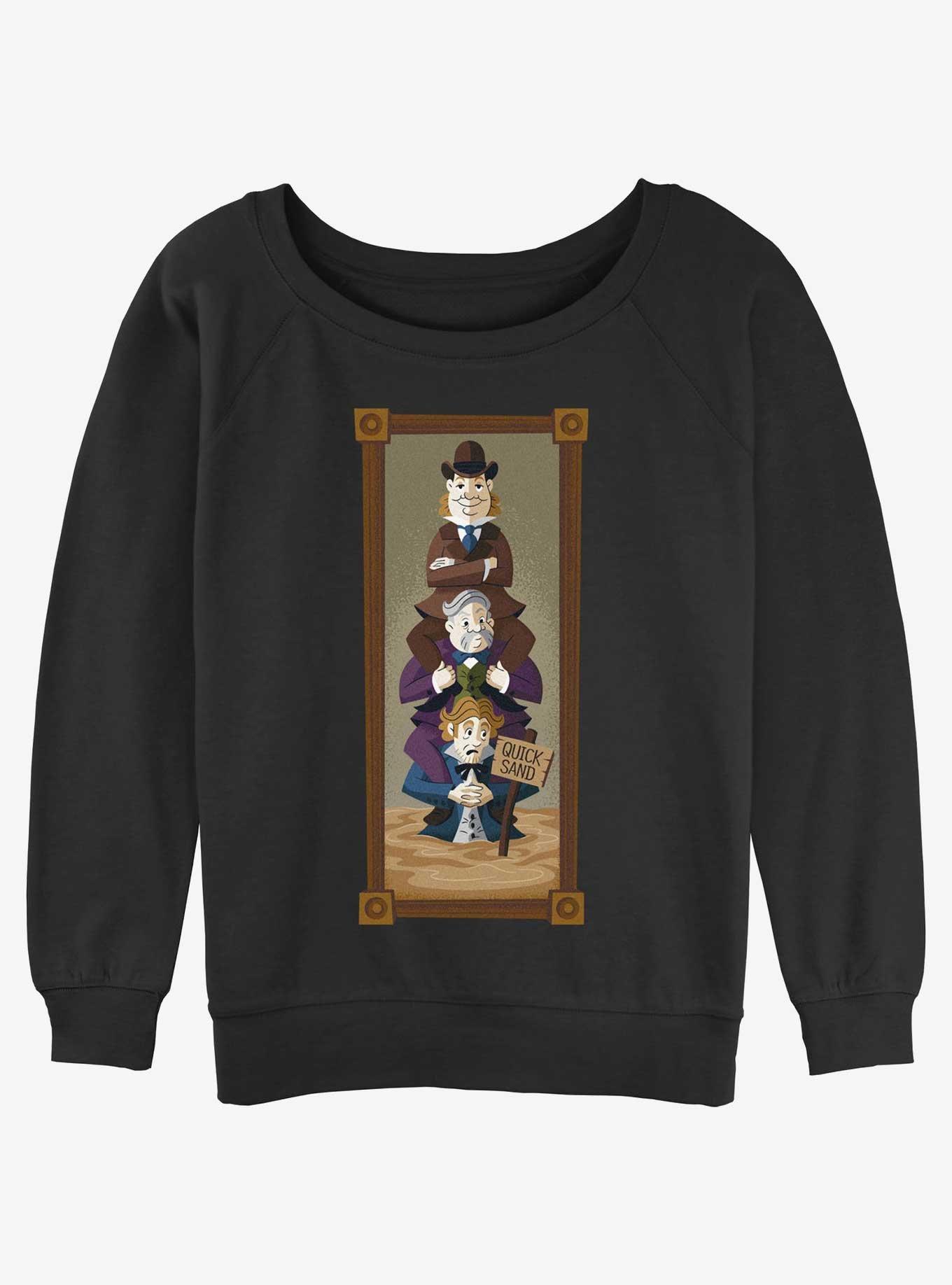 Disney The Haunted Mansion The Quicksand Men Portrait Womens Slouchy Sweatshirt BoxLunch Web Exclusive, , hi-res